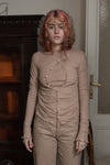 BASERANGE Taffeta Sweater Collection Portugal BAS-TOTVC-RB-WI23-MGH Rose Red